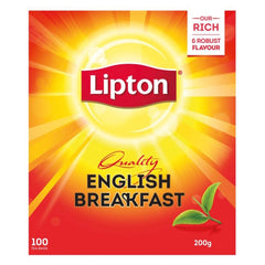 Lipton Quality English Breakfast 100 Tea Bags 200g