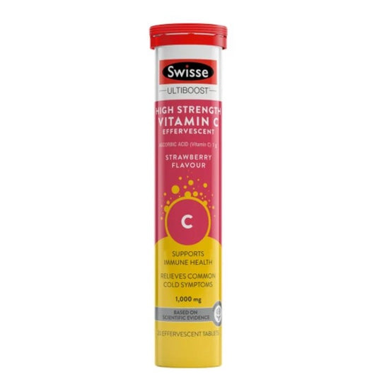 Swisse High Strength Vitamin C Bio-C Immune Support Cold Symptom 60 Tabs (Exp: Feb/2026)