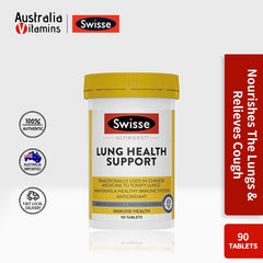 Swisse Ultiboost Lung Health Immune Support Antioxidant Vitamin C 90 Tablets