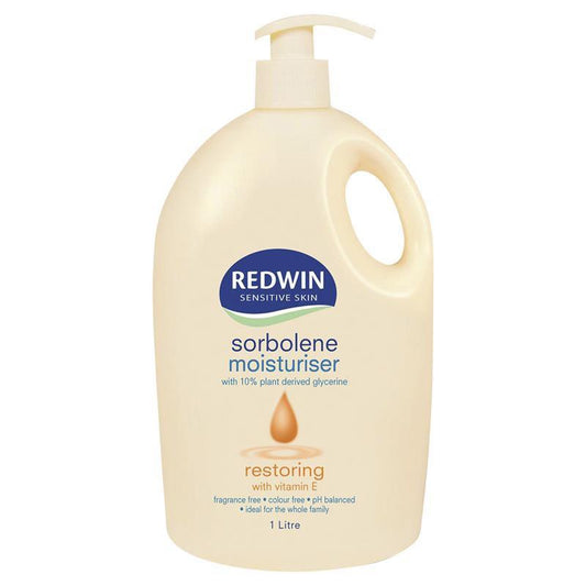 Redwin Sorbolene Moisturiser Soften Skin with Vitamin e 1l