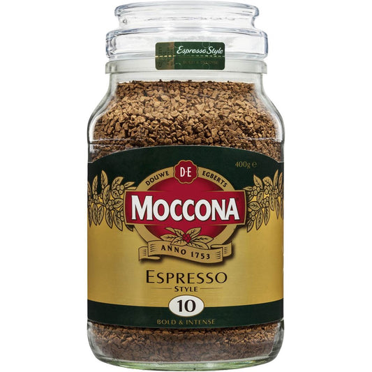 Moccona Espresso Style Bold & Intense Instant Coffee #10 400g