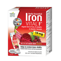 Hubner Body Essential Iron Vital F+ Liquid Sachets