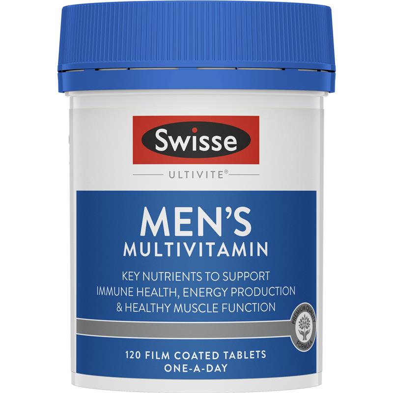 Swisse Ultivite Men's Multivitamins Ultivite 120 Tablets