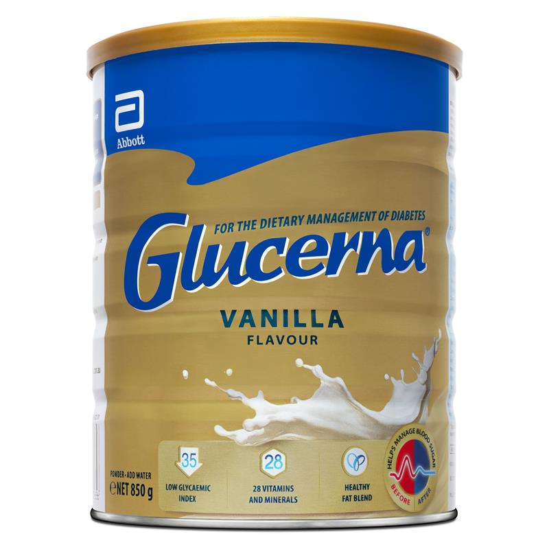 Glucerna Triple Care Powder Diabetes Vanilla Milkshake 850g