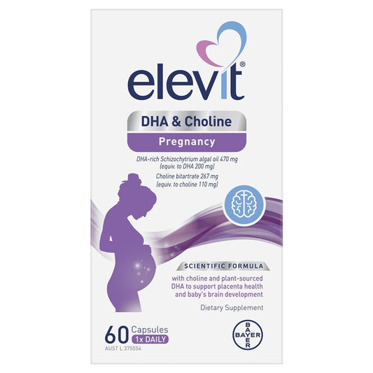 Elevit DHA + 胆碱孕期胶囊 60 粒