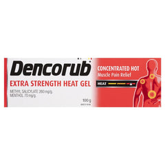 Dencorub Extra Strength Heat Gel Concentrated 100g