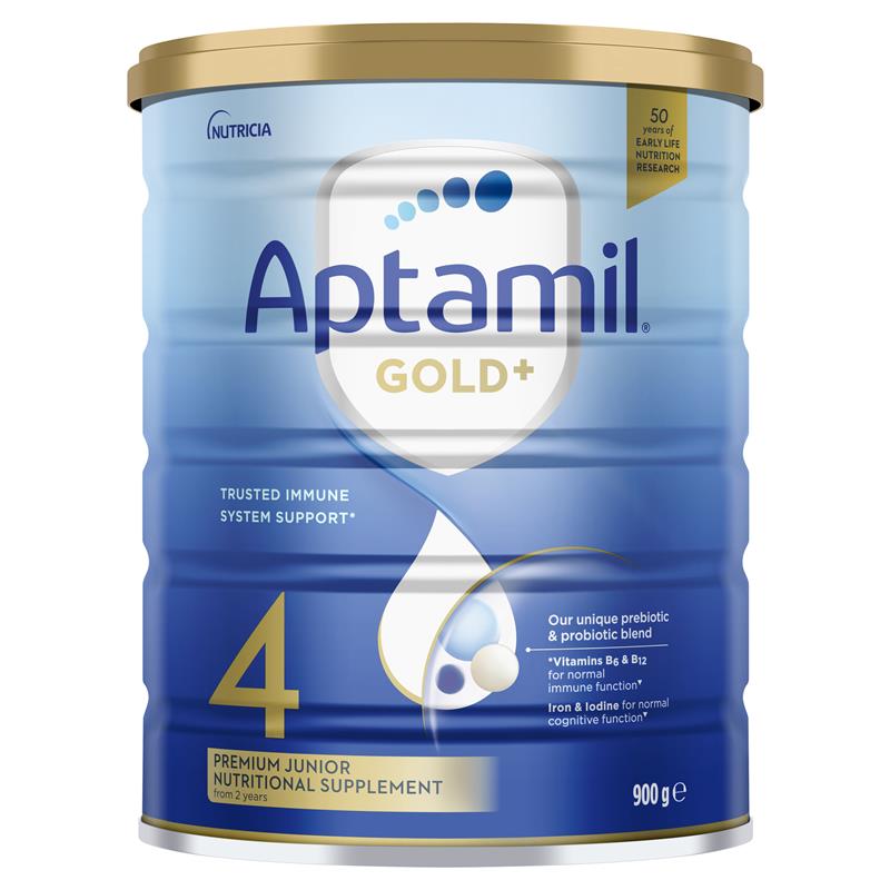 Aptamil Gold+ 4 营养补充牛奶饮料 2 岁以上 900g