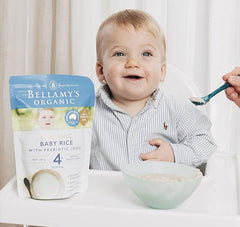 Bellamy's Organic Baby Rice With Prebiotic 4+ Months 125g