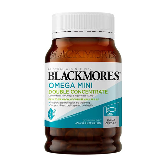 Blackmores Omega MIni Double Concentrate Odourless MIni Capsule 400 Capsules