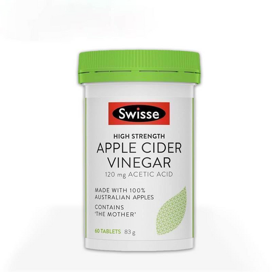 Swisse High Strength Apple Cider Vinegar The Mother  120mg 60 Tablet