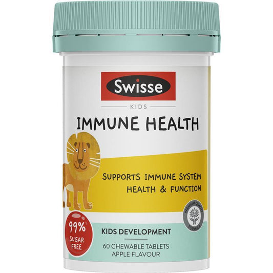 Swisse Ultiboost Kids Immune Health Vitamin C Dietary Iron 60 Tablets