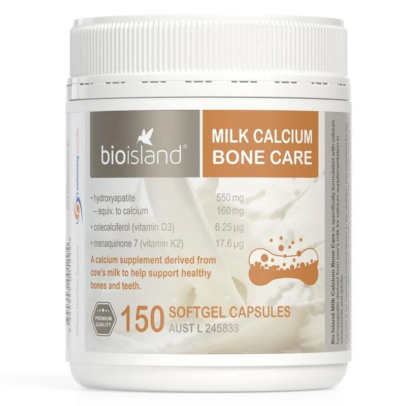 Bio Island Milk Calcium Bone Care 150 capsules