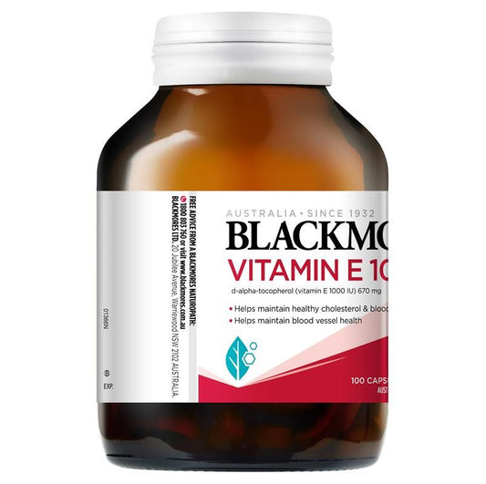 Blackmores Natural Vitamin E 1000IU 100 Capsules