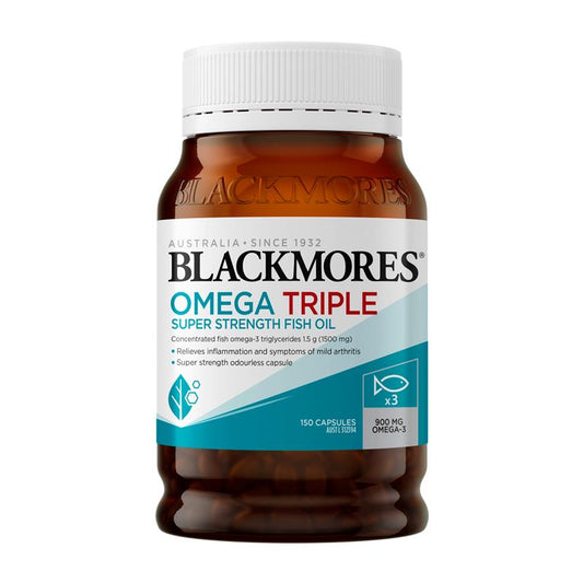 Blackmores Omega Triple Super Strength Fish Oil 150cap