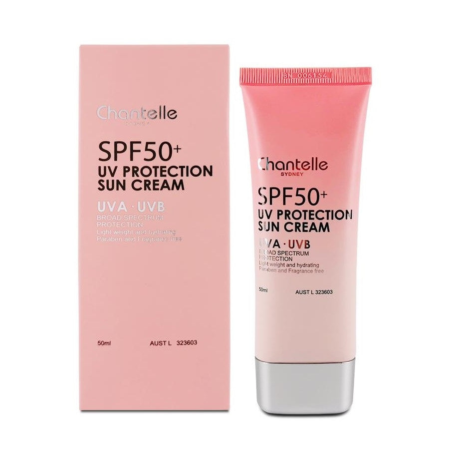 Chantelle Sydney-Pink 高级 SPF50+ UV 防护防晒霜 50ml