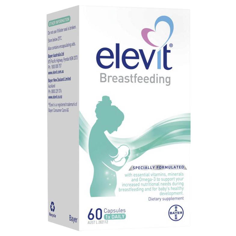 Elevit 母乳喂养复合维生素胶囊 60 粒装（60 天）