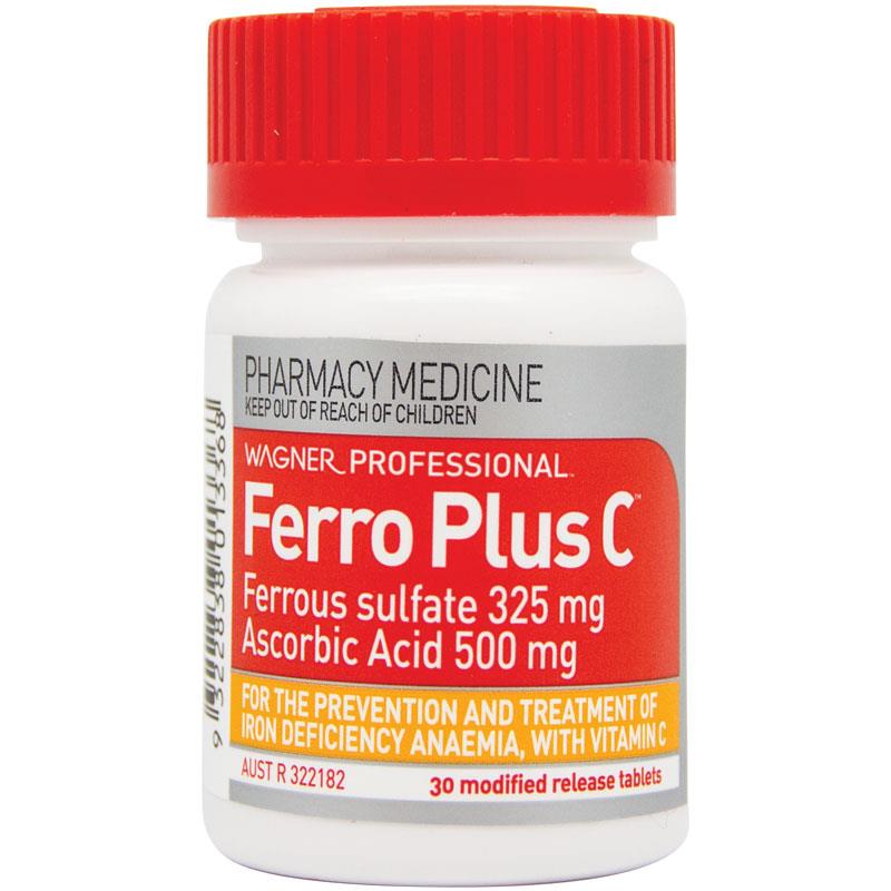 Wagner Professional Ferro Plus C 30 Modified Release Tablets