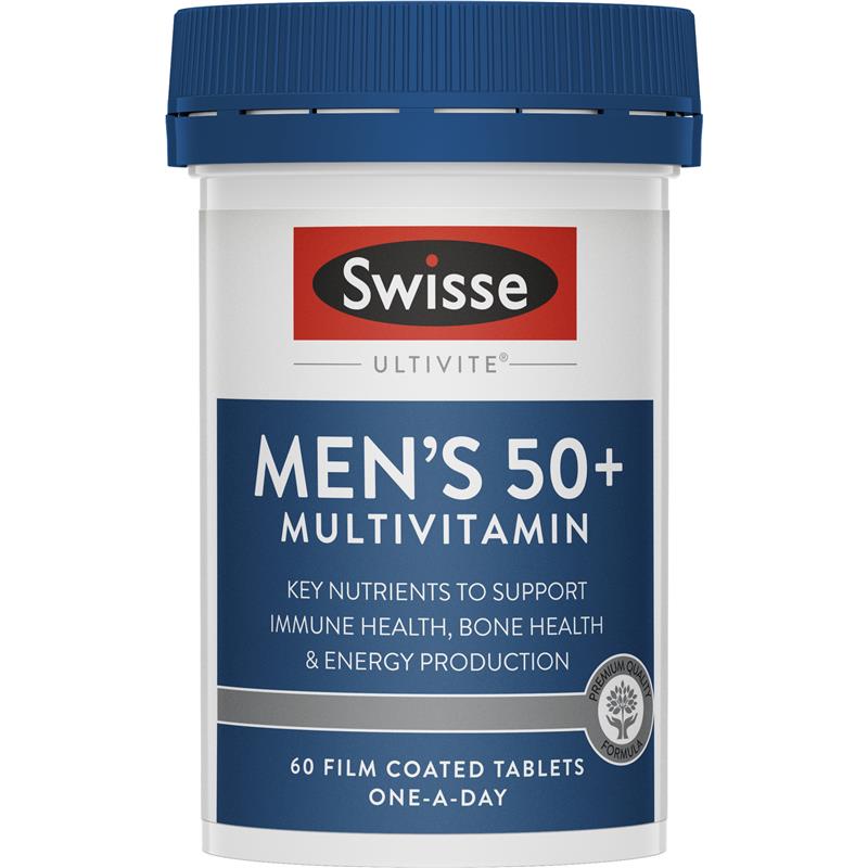 Swisse Mens Multivitamin 50+ 60 Tablets