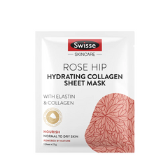 Swisse Rosehip Hydrating Collagen Sheet Mask 23g X 5