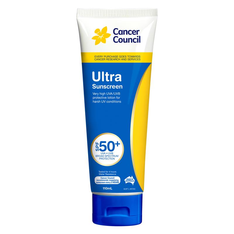 Cancer Council SPF 50+ Ultra 110ml Tube