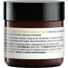 Swisse Skincare Manuka Honey Detoxifying Facial Clay Mask 70g