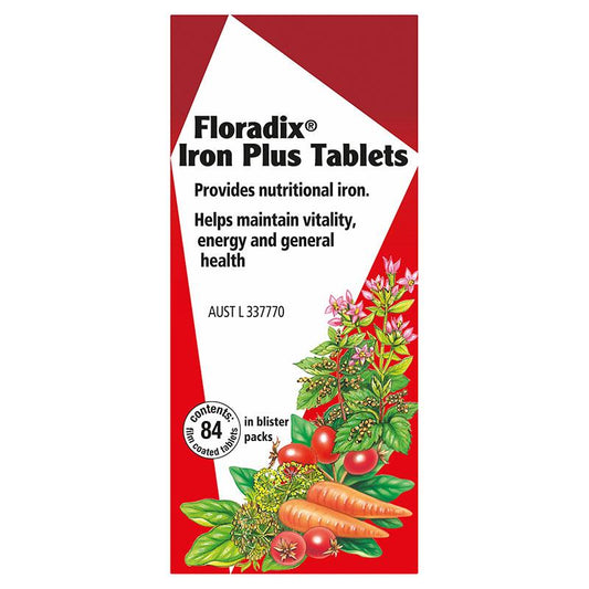 New Floradix Iron Plus tablets 84 tablets