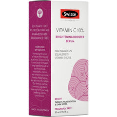 Swisse Beauty Vitamin C 10% Brightening Booster Serum 30ml