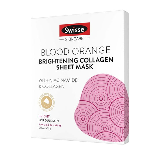 Swisse Blood Orange Brightening Collagen Sheet Mask