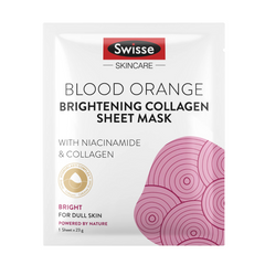 Swisse Blood Orange Brightening Collagen Sheet Mask