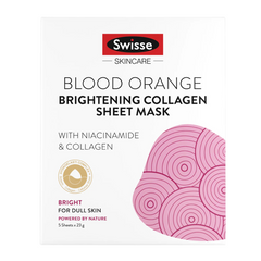 Swisse Blood Orange Brightening Collagen Sheet Mask