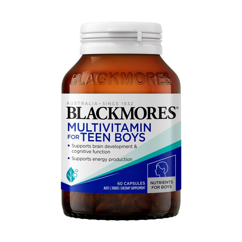 Blackmores 青少年男孩复合维生素 60 粒胶囊