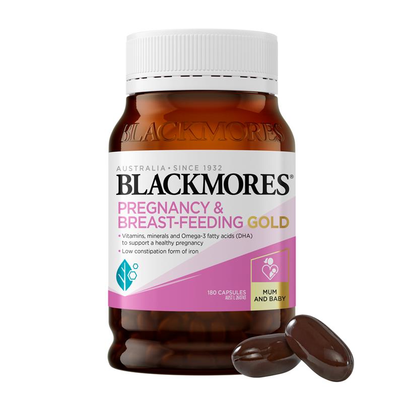 Blackmores Pregnancy and Breastfeeding Gold 180 Capsules