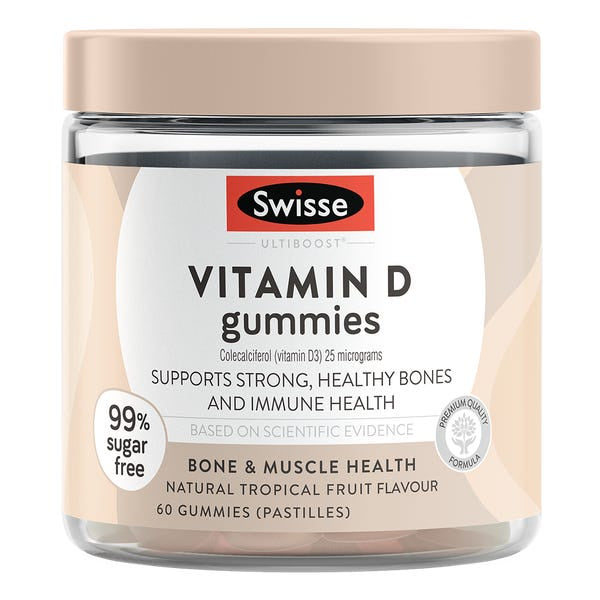 Swisse Ultiboost Vitamin D 60 Gummies