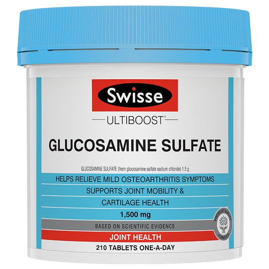 Swisse Ultiboost Glucosamine Sulfate Joint Cartilage Health 14 Tablets