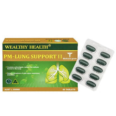 Wealthy Health-PM Lung Support 60 Tablets