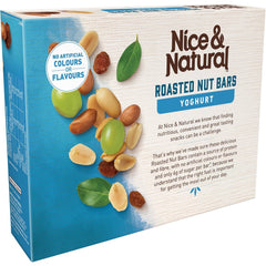 Nice and Natural Roasted Nut Bars Yoghurt 6 Bars 192g.