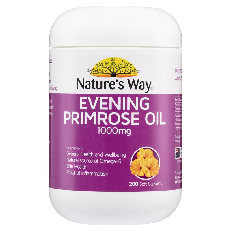 Nature's Way Evening Primrose Oil 200 Soft Capsules