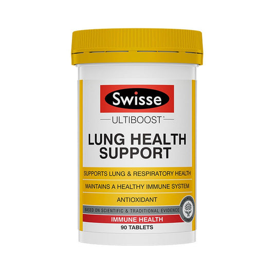 Swisse Ultiboost Lung Health Immune Support Antioxidant Vitamin C 90 Tablets