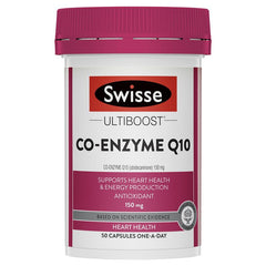 Swisse Ultiboost Co-Enzyme Q10 150mg 50 Capsules