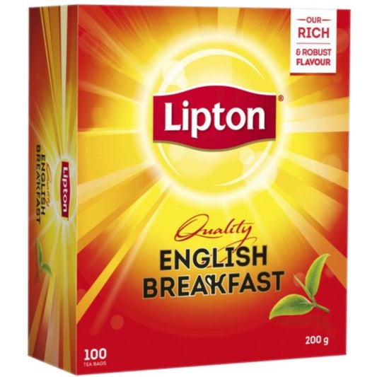 Lipton Quality English Breakfast 100 Tea Bags 200g