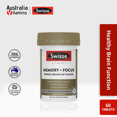 Swisse Ultiboost Memory Plus Focus 50 Tablets