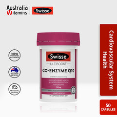 Swisse Ultiboost Co-Enzyme Q10 150mg 50 Capsules