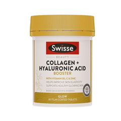 Swisse Beauty Collagen + Hyaluronic Acid Booster 80 Tablets