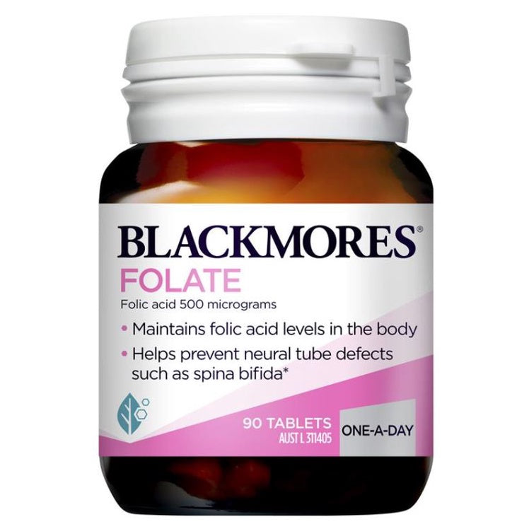 Blackmores Folate 500mcg (90 Tablets)