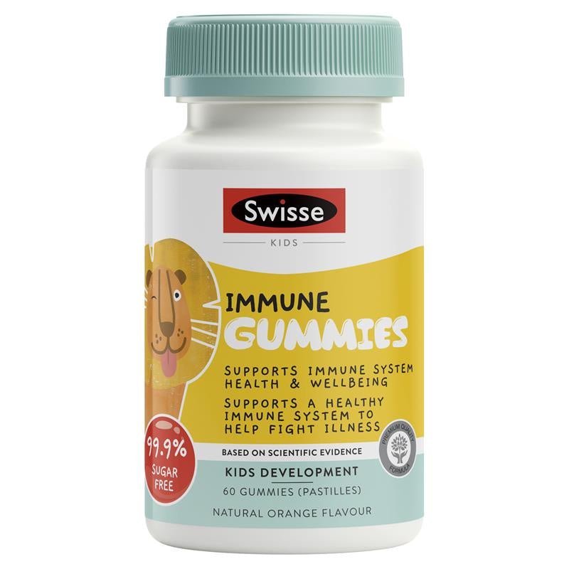 Swisse Kids Immune 60 Gummies Vitamin C Zinc