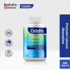 Ostelin Calcium & Vitamin D3 300 Tablets (Exclusive Big Size)