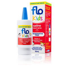 Flo Kids 盐水鼻腔喷雾剂 适合所有年龄段 鼻腔护理 15ml