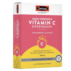 Swisse High Strength Vitamin C Bio-C Immune Support Cold Symptom 60 Tabs (Exp: Feb/2026)