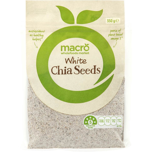 Macro White Chia Seeds 350g