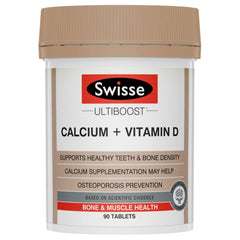 Swisse Ultiboost Calcium + Vitamin D 90 Tablets